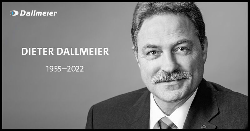 Founder & CEO of Dallmeier Electronics, Dieter Dallmeier, passed away unexpectedly