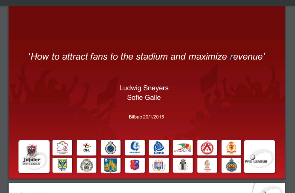 How to attract fans to the stadium and maximize revenue