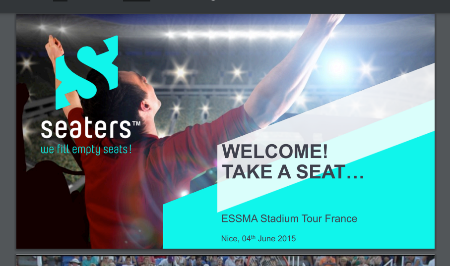 ESSMA Stadium Tour France – Seaters