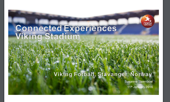 fan entertainment Workshop – Viking Fotball, Susanne Steenboel
