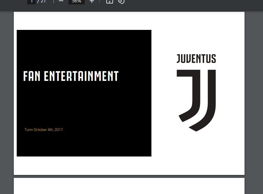 2017 ESSMA fan entertainment workshop – Juventus FC