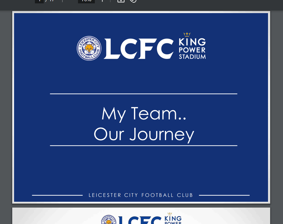Pitch Management at King Power Stadium, by John Ledwidge