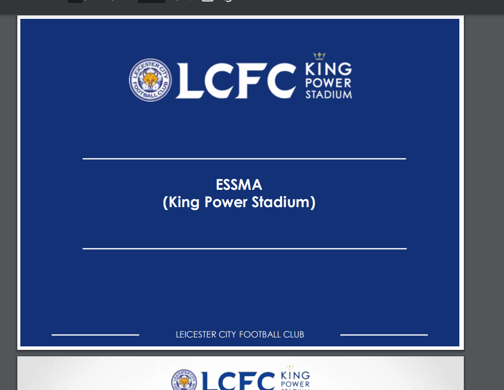 Managing the King Power Stadium