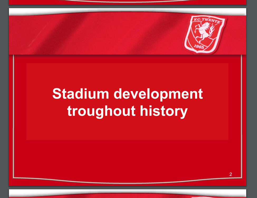 The history of FC Twente’s Stadium Development