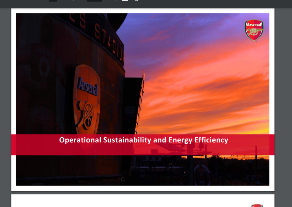 2018 ESSMA Smart & Stadium Workshop – Arsenal FC