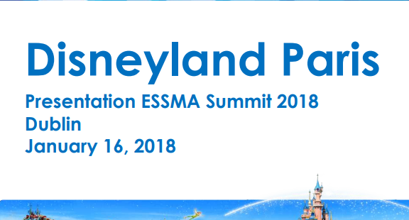 2018 ESSMA Summit – Disneyland Paris, Eric Cosset