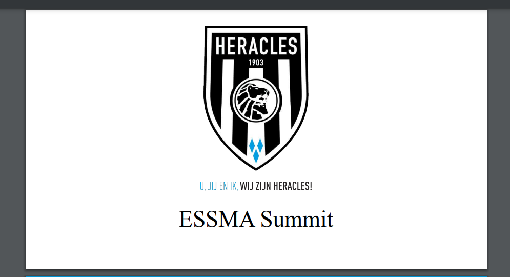 2018 ESSMA Summit – Heracles Amelo, Rob Toussaint