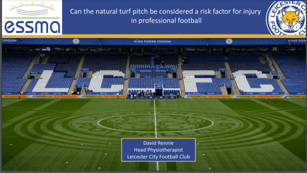 2018 ESSMA Pitch Management Workshop – Leicester City FC, David Rennie