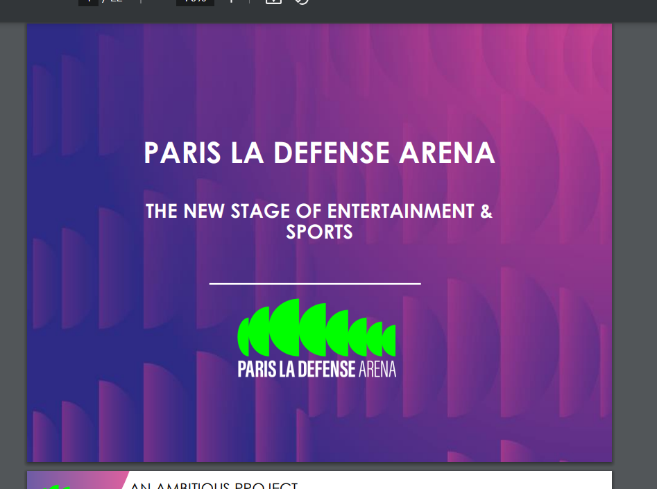 2018 ESSMA Fan Experience Workshop – Paris La Defense Arena
