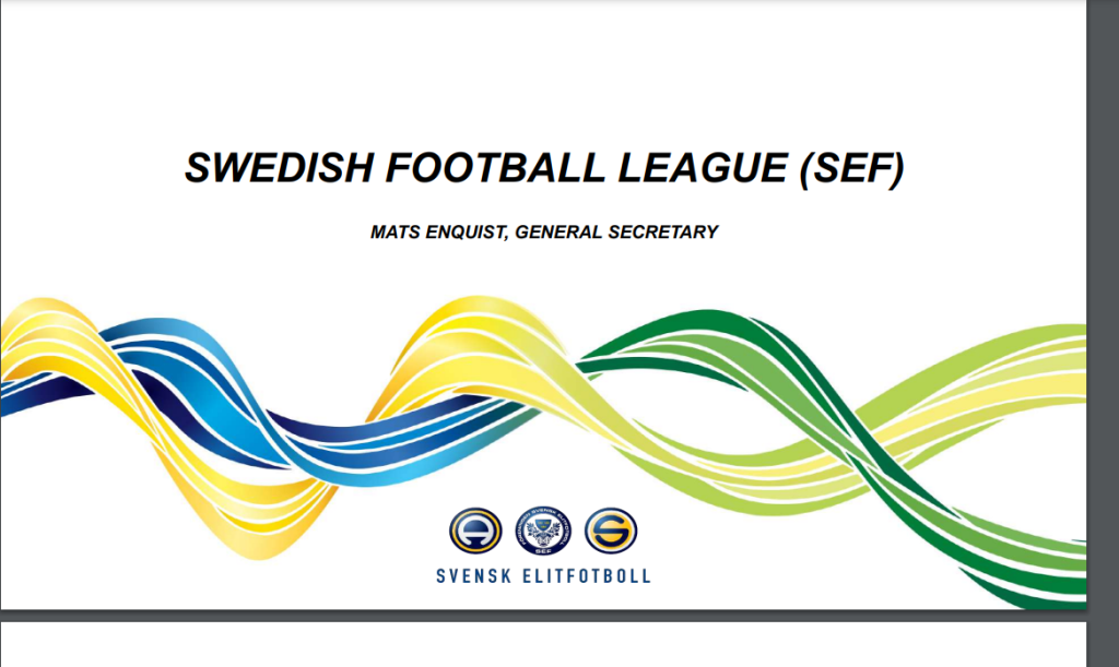 2018 ESSMA Summit – Swedish Football League, Mats Enquist