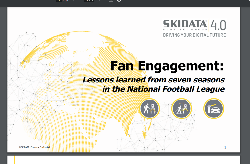 2018 ESSMA Fan Experience Workshop – SKIDATA