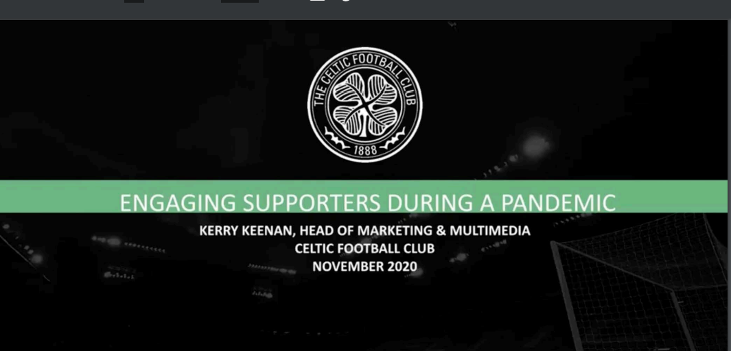 ESSMA Fan Experience e-workshop – Celtic FC, Kerry Keenan