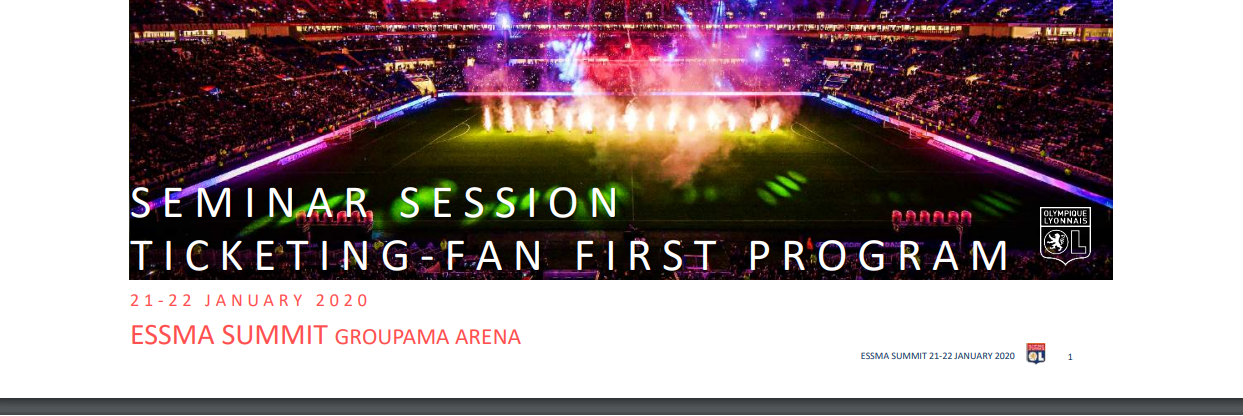 2020 ESSMA Summit –  Olympique Lyonnais