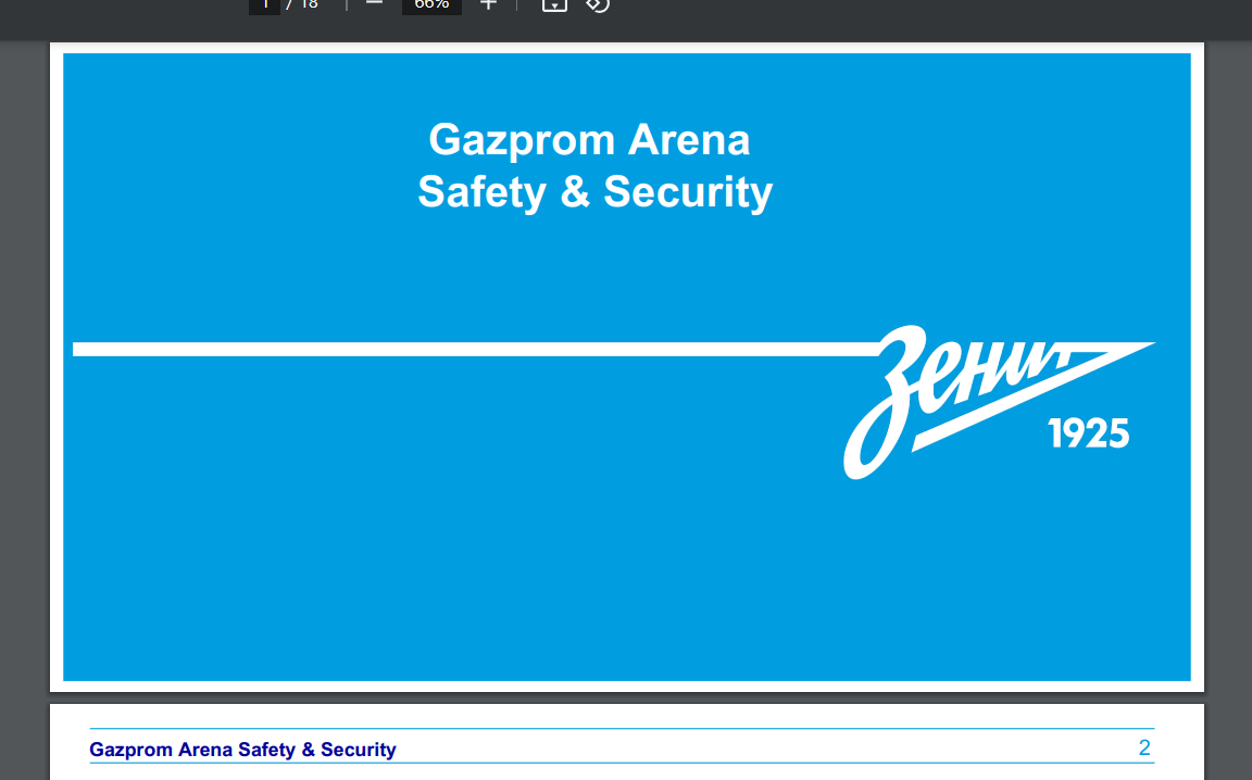 2020 ESSMA Summit – Zenit FC