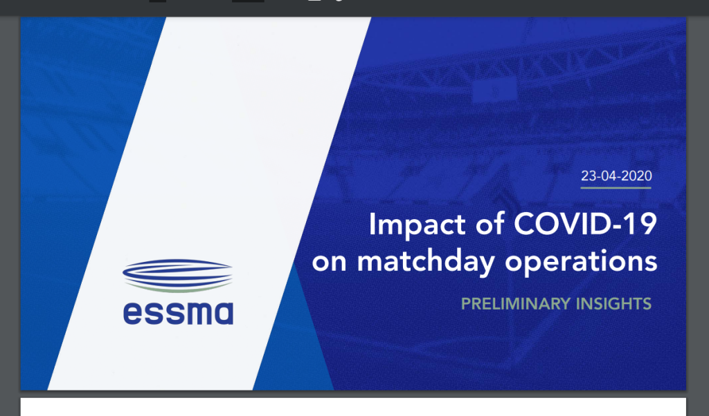 Preliminary insights insights into the impct of Covid-19 on matchday operations