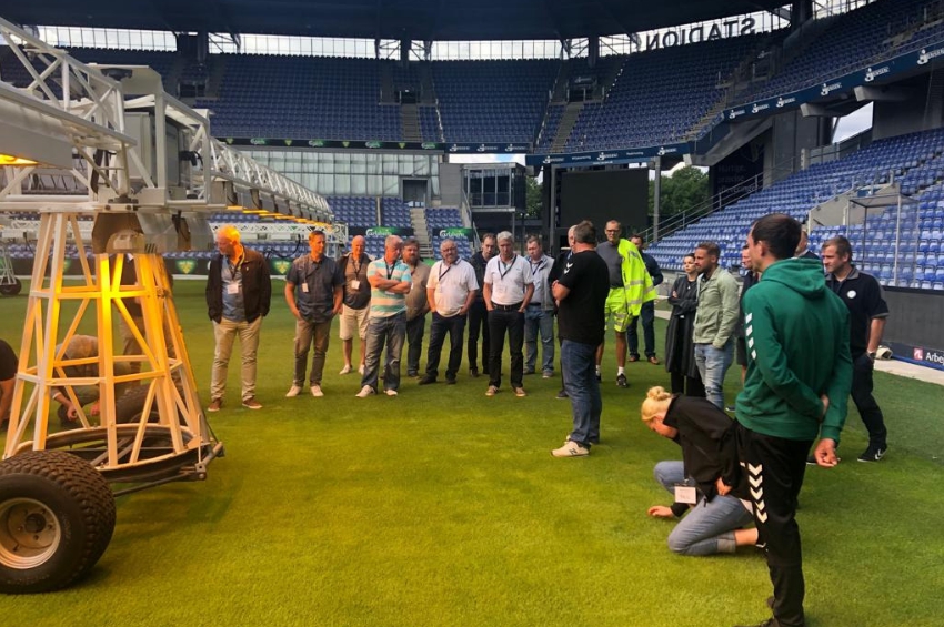SGL Showcase at Brøndby IF on economical grass management — banner