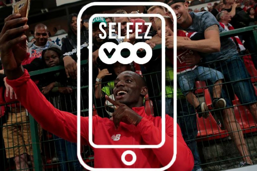 Standard de Liège enhancing fan experience with the Selfez VOO feature