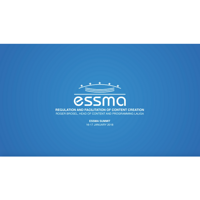 ESSMA Summit: regulation and facilitation of content creation LaLiga