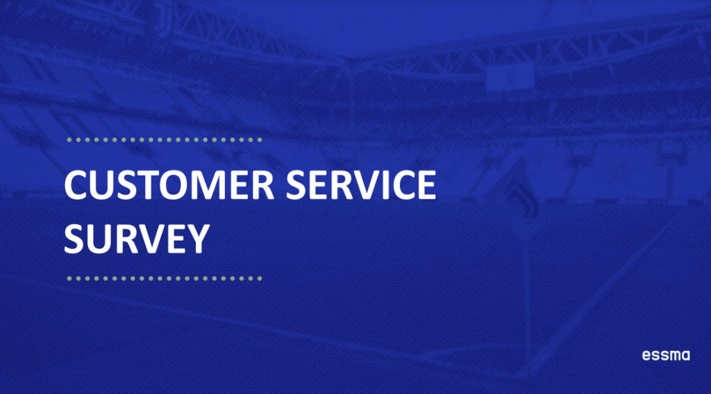 10th ESSMA Summit Amsterdam – ESSMA: Customer Service Survey