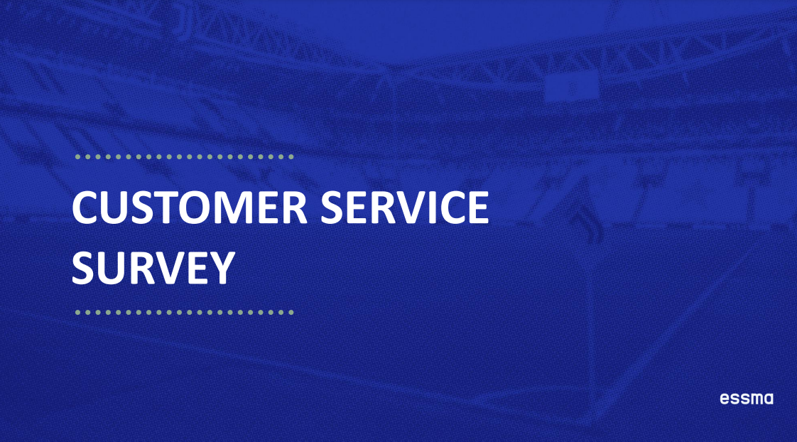 10th ESSMA Summit Amsterdam – ESSMA: Customer Service Survey