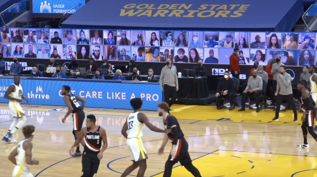 Golden State Warriors: how technology is helping to improve the fan-less experience in times of COVID-19 — banner