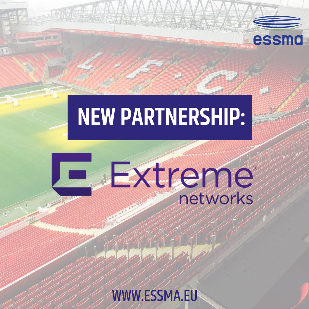 Happy to announce Extreme Networks’ addition to the ESSMA stadium network partner group — banner