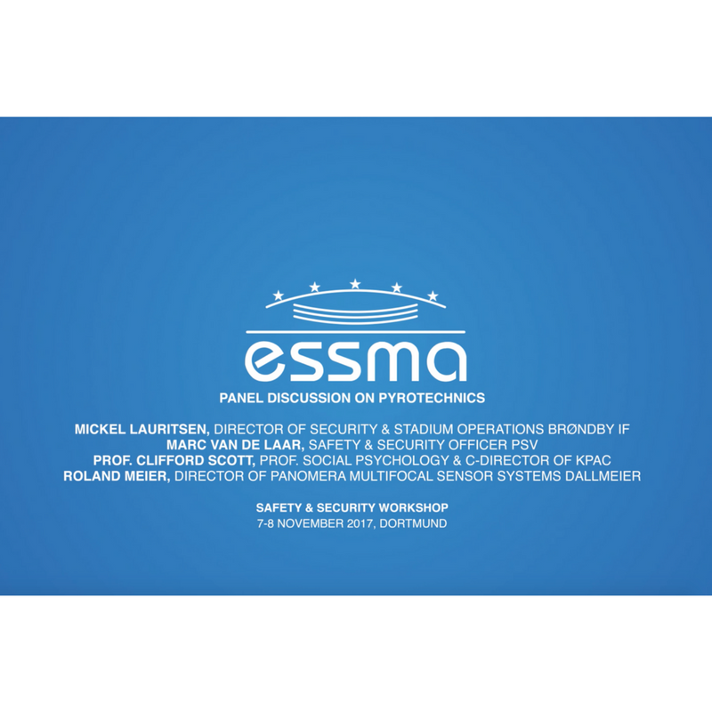 ESSMA Safety and Security Workshop: Panel discussion on pyrotechnics
