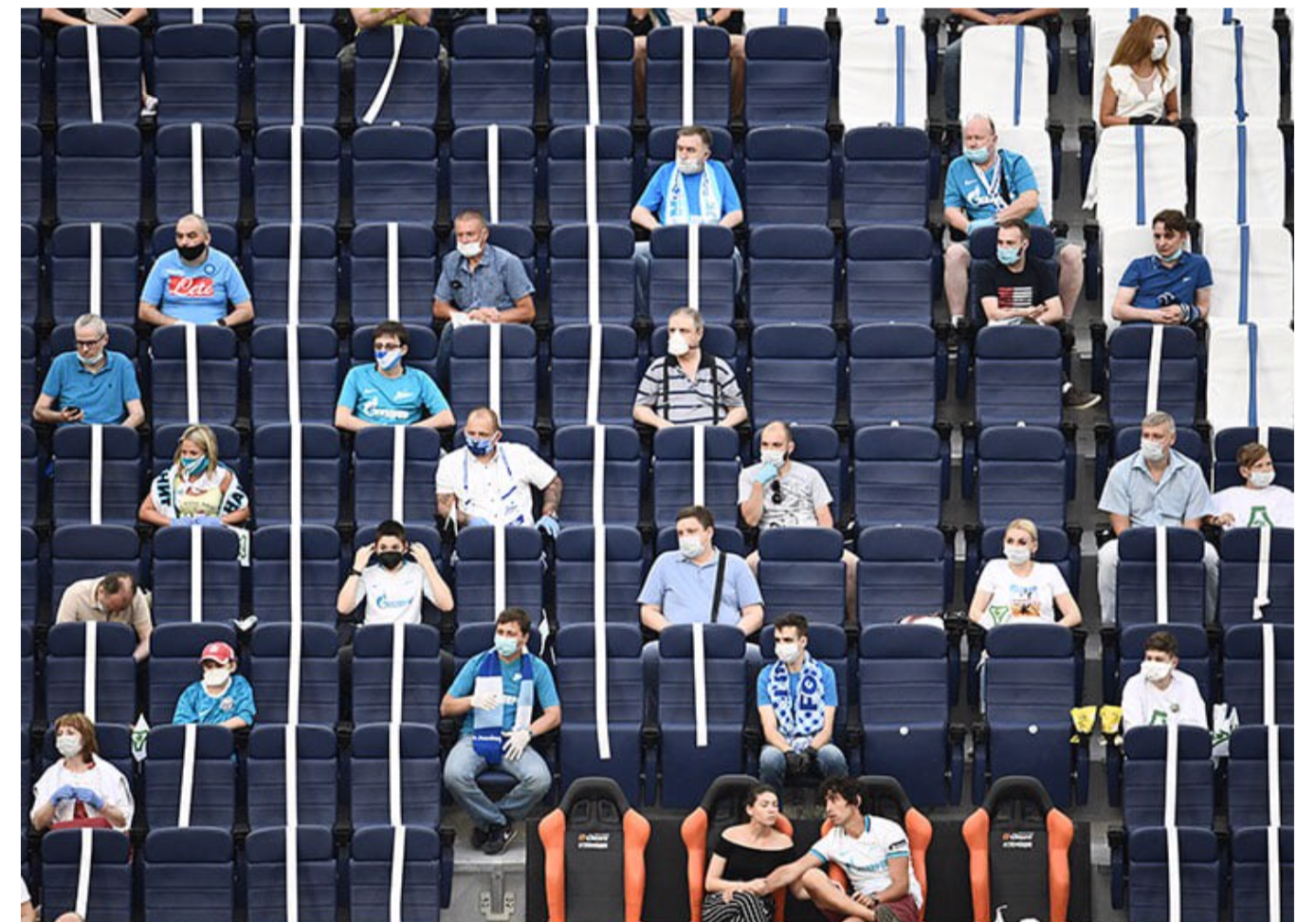 Fans returning to stadium at FC Zenit – learnings and recording