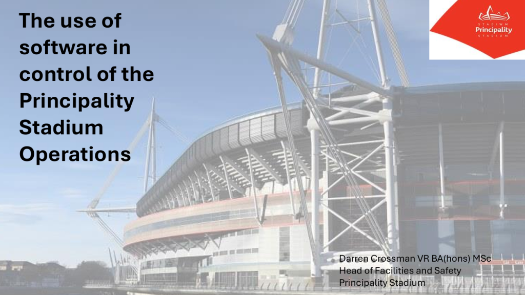 The use of software in control of the Principality Stadium Operations (By Darren Crossman) — banner