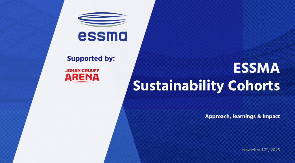 ESSMA Summit 2025: ESSMA Sustainability Cohort (Luc Mureau – Johan Cruijff Arena)