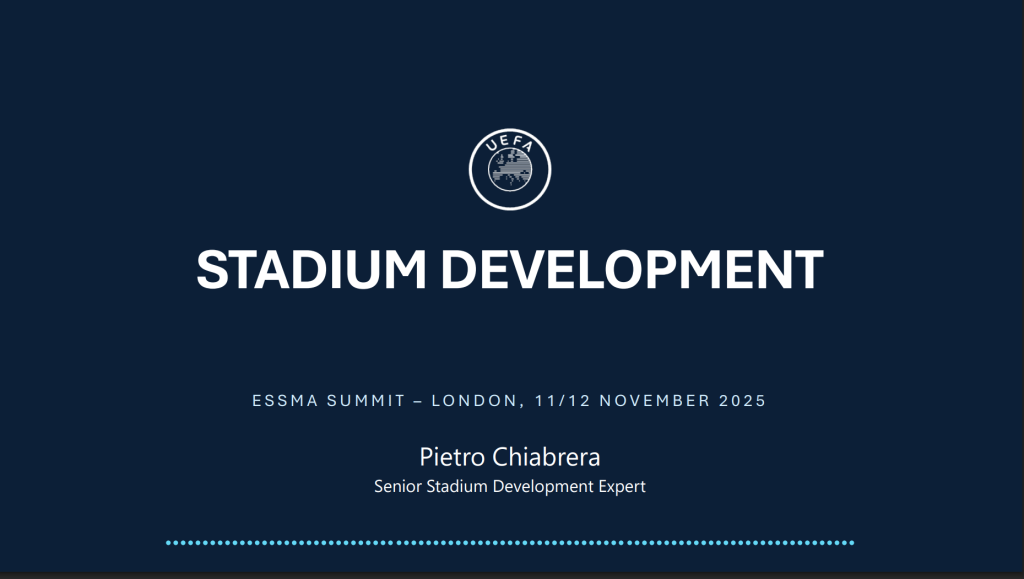 ESSMA Summit 2025: Stadium Development (Pietro Chiabrera – UEFA)