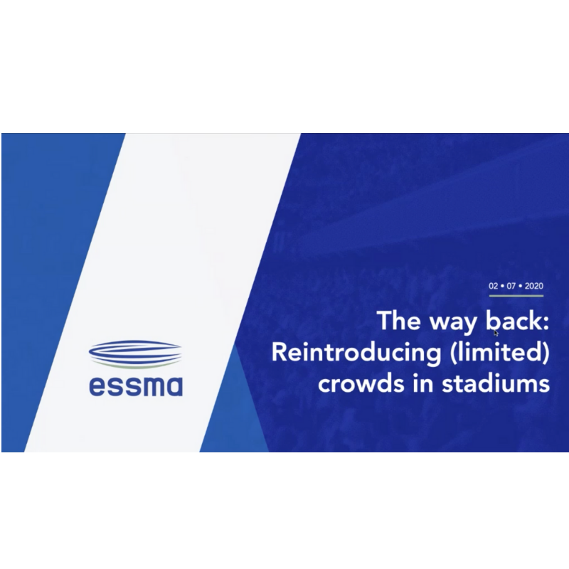 ESSMA Webinar: The way back – Reintroducing (limited) crowds in stadiums