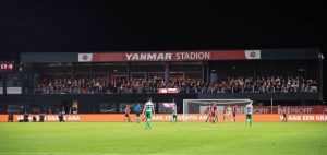 Almere City FC welcomed 1,300 fans back to to the stadium for an experiment