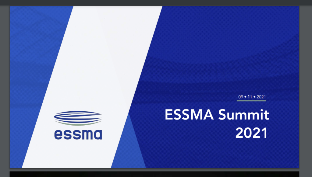 2021 ESSMA Summit Turin – ESSMA Keynote, Dimitri Huygen