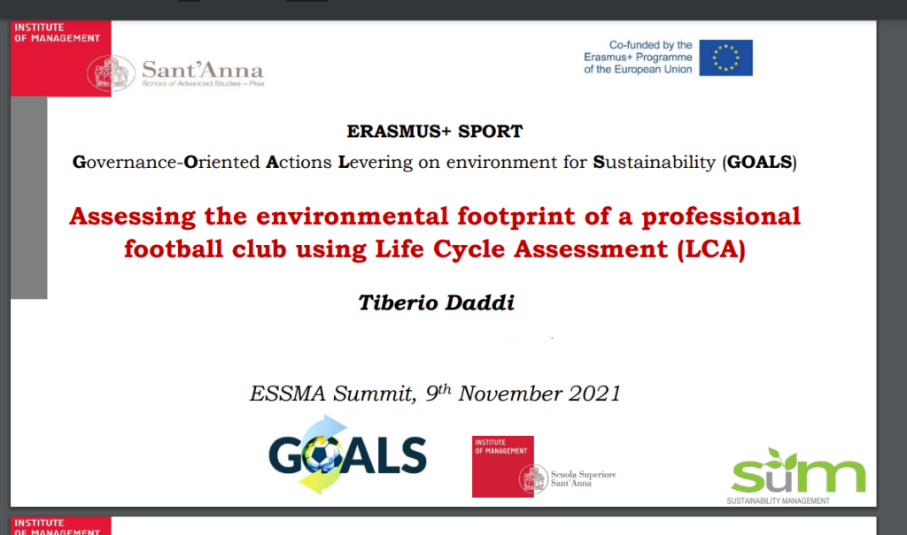 2022 ESSMA Summit Marseille – Goals, Tiberio Daddi