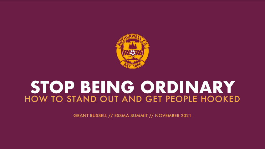 2021 ESSMA Summit Turin – Motherwell FC, Grent Russell