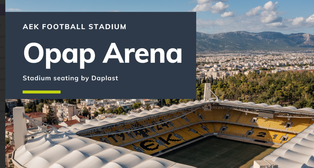 OPAP Arena, Stadium Seating, AEK Athene